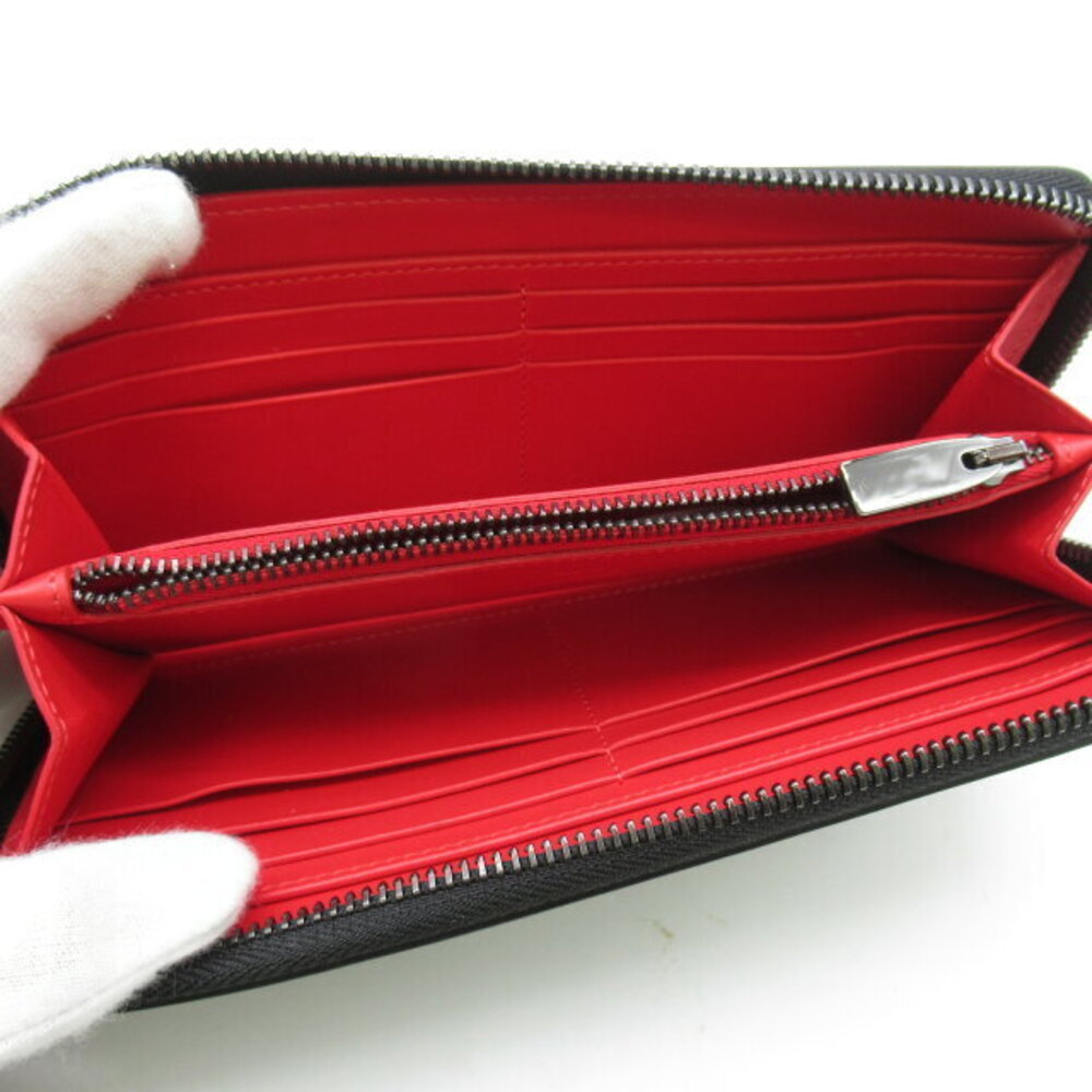 Christian Louboutin Panettone Studded Wallet Calfskin Leather Black - Picture 5 of 7